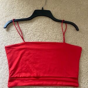SHEIN Bold Red Camisole Top